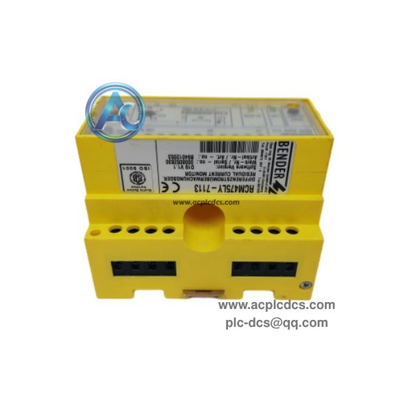 BENDER RCM475LY-7113 Residual Current Mo