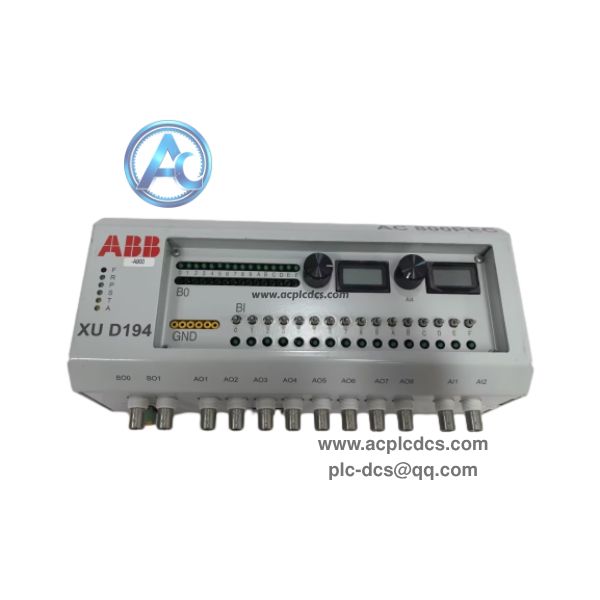 ABB XUD194 3BHE018137R0001 AC800PEC Cont